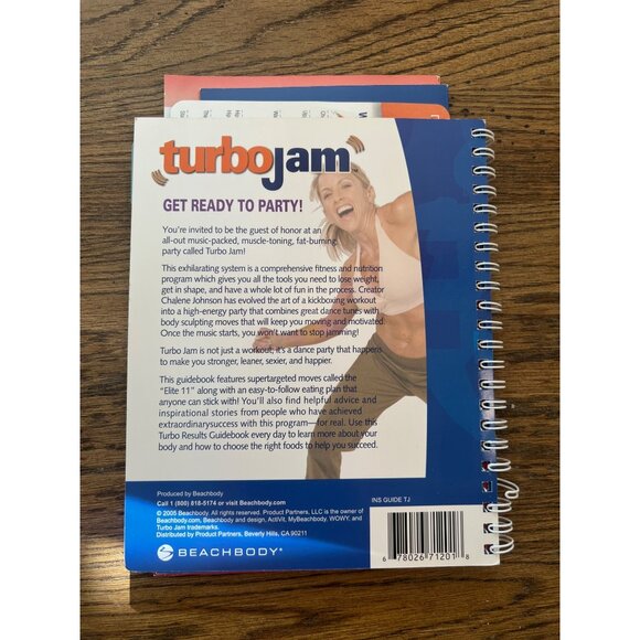 Turbo Jam DVD Workout Set: Learn & Burn Turbo Sculpt Ab Jam Cardio Party With Gu - Picture 8 of 10